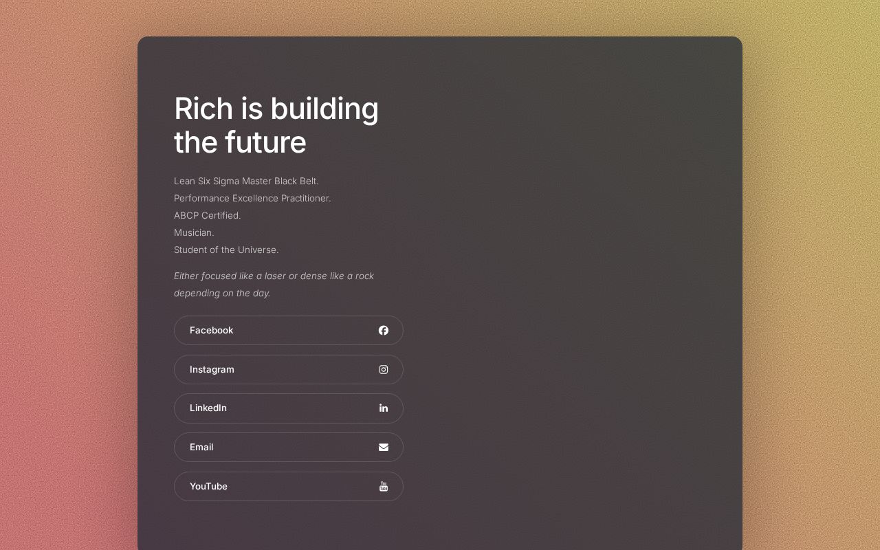 Carrd profile picture for @richer